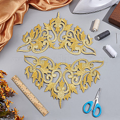 Fil métallique en polyester de style ethnique&nbsp;PATC-WH0005-67A