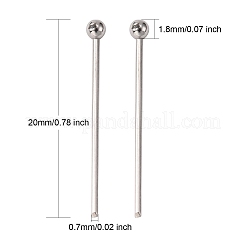 Шариковые головки из нержавеющей стали 304&nbsp;STAS-N017-02-20mm