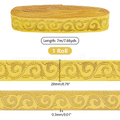 Ruban polyester style ethnique 7m&nbsp;OCOR-WH0085-20