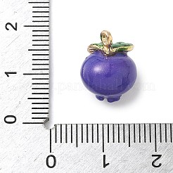 Подвески из сплава и эмали с фруктовой тематикой&nbsp;LS-PALLOY-P314-01A-G