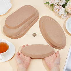 6 шт. 6 стиля овальные деревянные гончарные инструменты из МДФ&nbsp;DIY-OC0014-67