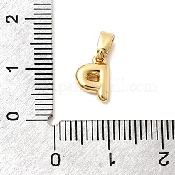 Buchstabenanhänger aus Messing&nbsp;KK-G554-22G-P