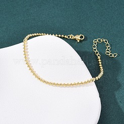 Браслеты из латунных бусин для женщин&nbsp;BJEW-C140-20G