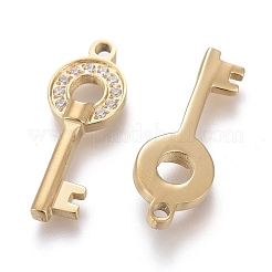 Подвески из хирургической нержавеющей стали 316 с микропаве из прозрачного кубического циркония&nbsp;X-STAS-I164-031G