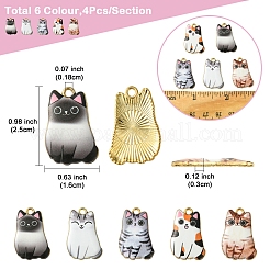 14шт 5 стиля подвески из сплава с эмалью&nbsp;ENAM-FS0001-95