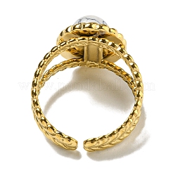 Ионное покрытие (ip) 304 нержавеющая сталь открытые манжетные кольца&nbsp;RJEW-C079-13G