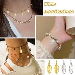 20 шт. подвески из нержавеющей стали 304 двух цветов&nbsp;STAS-CJ0002-99