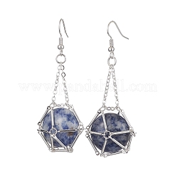 Ganci eringer in ottone con vassoio&nbsp;EJEW-JE05540-01