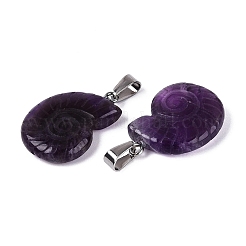 Natürlichen Amethyst Edelsteinanhänger&nbsp;G-Q601-45E