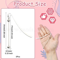 Закладки из сплава 5 шт.&nbsp;AJEW-CJ0001-46