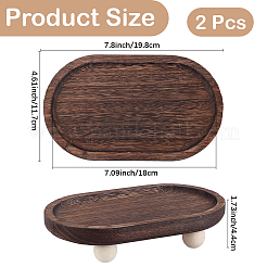 Plateaux de présentation en bois pour bijoux&nbsp;ODIS-WH20025-11B