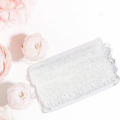 Кружевная лента из полиэстера с кисточками&nbsp;DIY-WH0308-535A