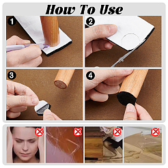 6м самоклеящейся фетровой ткани&nbsp;AJEW-WH0007-39A