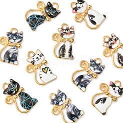 10 шт. Подвески из сплава с эмалью&nbsp;ENAM-FS0001-83