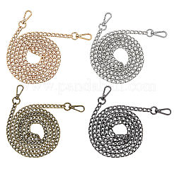 4 Stück 4 Farben Eisen gedrehte Kette Taschenkette Ersatz&nbsp;IFIN-PH0002-56