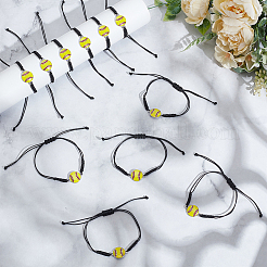 48шт бейсбольный сплав звеньев браслеты&nbsp;BJEW-GO0001-21