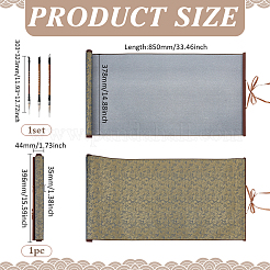 1 ensemble en bois avec poils de belette&nbsp;AJEW-FG0004-32