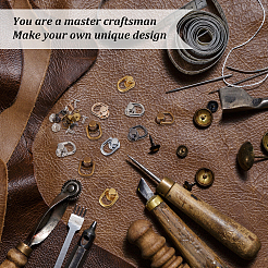 24 комплект из литого сплава с D-образной головкой и завинчивающейся кнопкой&nbsp;PURS-GF0001-03