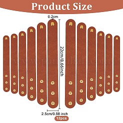 Регулируемый однотонный кожаный браслет на шнурке BJEW-WH0022-48B