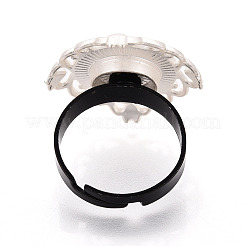 Основание из сплава с ромбовидной оправой и железом с вращающимся подносом&nbsp;MAK-T012-02S