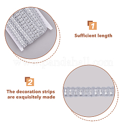 Лента из полиэстера с эффектом металлик&nbsp;OCOR-WH0060-52A