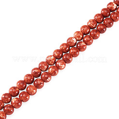 1 brin de perles de verre peintes à la cuisson&nbsp;DGLA-TADJ0001-01C