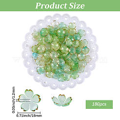 180 шт. акриловые колпачки для бусин&nbsp;OACR-PA0001-37B