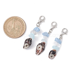 Украшение подвески в виде спиральной ракушки&nbsp;HJEW-JM01937