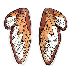 Большие подвески из эпоксидной смолы&nbsp;EJEW-TAC0021-01E