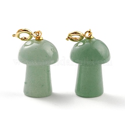 Pendenti avventurina verde naturale&nbsp;G-M380-C09-P