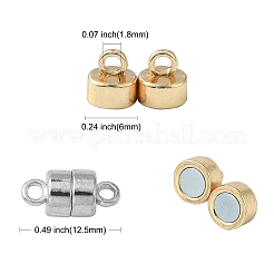 20 комплект магнитных застежек из сплава 2 цветов&nbsp;PALLOY-CJ0002-43