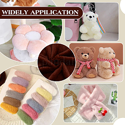 1 шт полиэстеровая плюшевая ткань&nbsp;AJEW-BC0009-58C