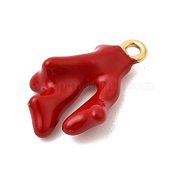 Подвески из нержавеющей стали 304 с эмалью&nbsp;STAS-P431-32G-01