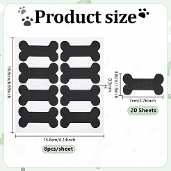 20 Blatt selbstklebende PVC-Aufkleber&nbsp;DIY-PH0036-03
