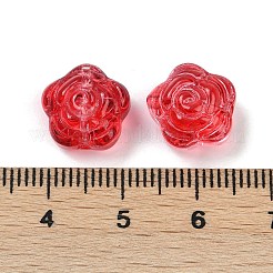 Прозрачные стеклянные бусины&nbsp;DGLA-E004-04D