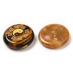 Натуральный зеленый авантюрин/розовый кварц/кварцевый кристалл/сердолик/лазурит/красная яшма/кабошоны из тигрового глаза&nbsp;G-C158-02