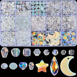 1070шт гальванические стеклянные бусины нити&nbsp;EGLA-SC0001-51