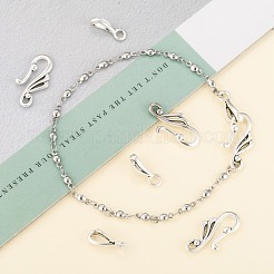 Тибетский серебряный крюк и глаз застежками&nbsp;LF1157Y