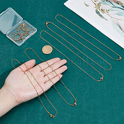 8 шт. 0.9 мм 304 нержавеющая сталь змейка ожерелье цепь&nbsp;STAS-PH0006-90