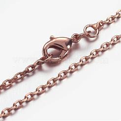 Colliers de chaînes en laiton&nbsp;MAK-F013-04RG