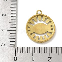 Подвески из нержавеющей стали 304 со стразами&nbsp;STAS-I322-49G