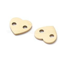 Подвески-сердечки из нержавеющей стали 304 с лазерной резкой&nbsp;STAS-M111-16G-01