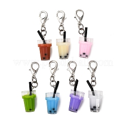 Подвесные украшения из бутылок из смолы&nbsp;HJEW-JM04070