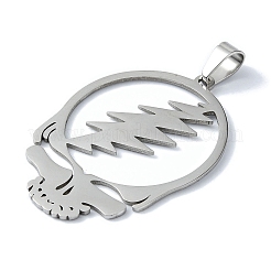 Anlaufgeschützte Anhänger aus 304er Edelstahl&nbsp;LS-STAS-C097-11P