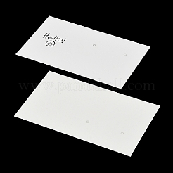Lächelnde Papierohrringe und Halsketten-Displaykarten&nbsp;FIND-T072-01C-04