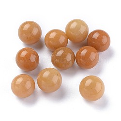 Perle di giada topazio naturale, sfera di pietre preziose, Senza Buco / undrilled, tondo, 17.5~18mm