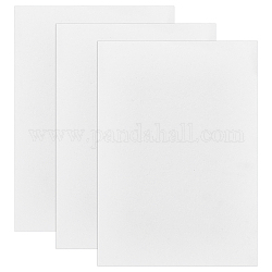 BENECREAT 3Pcs 11.8x8.3inch White Ceramic Fiber Rectangle Paper, Microwave Kiln Papers for DIY Fusing Glass Jewelry Ceramic Crafts, 2mm Thick
