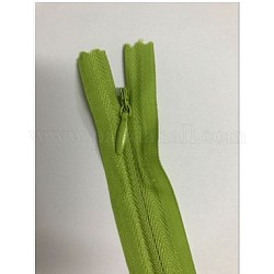 Bekleidungszubehör, Nylon-Reißverschluss, Komponenten mit Reißverschluss, dunkles Seegrün, 40x2.5 cm