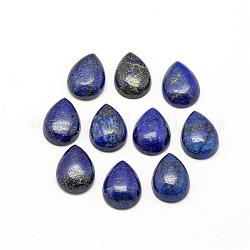Naturales lapis lazuli cabochons, teñido, lágrima, 17~18x12~13x5mm