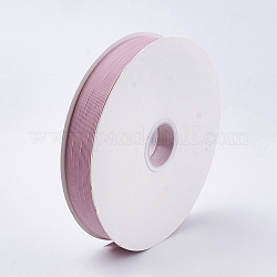 Ruban d'organza polyester, rose, 1 pouce (25~26 mm), environ 100yards / rouleau (91.44m / rouleau)